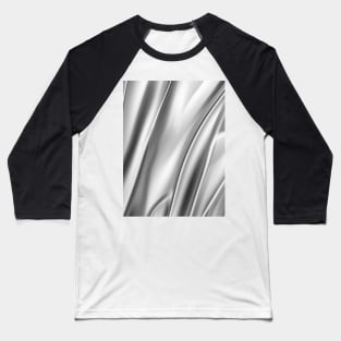 Silver luxury pattern with metallic luster Baseball T-Shirt